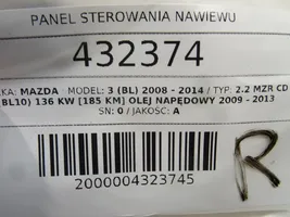 Mazda 3 II Sisätuulettimen ohjauskytkin BBT361190K