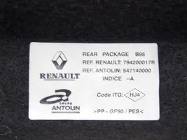 Renault Megane III Parcel shelf 794200017R