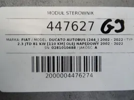 Fiat Ducato Inne komputery / moduły / sterowniki 0281010488