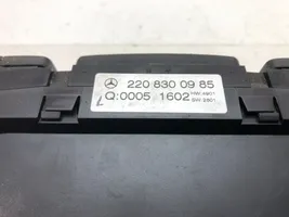 Mercedes-Benz S W220 Schalter Gebläse Heizung Lüftung 2208300985