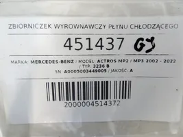 Mercedes-Benz Actros Vase d'expansion / réservoir de liquide de refroidissement A0005003449