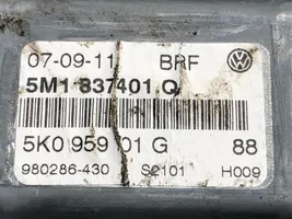 Volkswagen Golf Plus Etuoven ikkunan nostin moottorilla 5M1837401Q