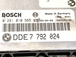 BMW 3 E46 Centralina/modulo motore ECU 0281010565