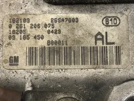 Opel Agila A Komputer / Sterownik ECU silnika 