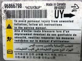 Chevrolet Captiva Capteur de collision / impact de déploiement d'airbag 96866798