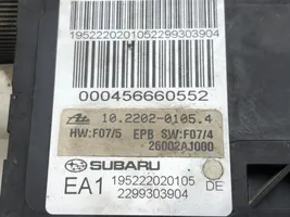 Subaru Legacy Frein à main / Actionneur de frein de stationnement avec unité de commande 26002AJ000