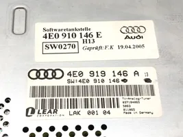 Audi A6 Allroad C6 Radio/CD/DVD/GPS-pääyksikkö 4E0910146E