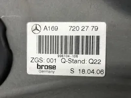 Mercedes-Benz B W245 Mécanisme de lève-vitre avec moteur A1697202779