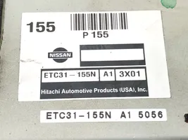 Nissan Altima Muut ohjainlaitteet/moduulit ETC31-155N