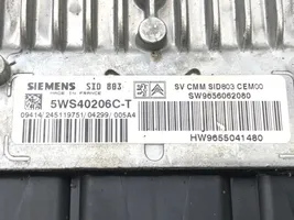 Peugeot 407 Komputer / Sterownik ECU silnika 5WS40206C-T