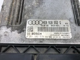 Audi A8 S8 D3 4E Unité de commande, module ECU de moteur 4E0910552G