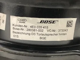 Audi A8 S8 D3 4E Äänentoistojärjestelmäsarja 