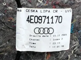 Audi A8 S8 D3 4E Copertura ripiano portaoggetti 