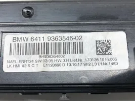 BMW 3 F30 F35 F31 Interrupteur ventilateur 64119363546