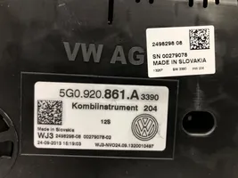 Volkswagen Golf VII Spidometras (prietaisų skydelis) 5G0920861A