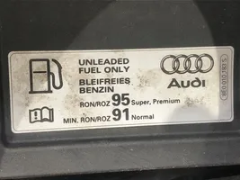 Audi A4 S4 B8 8K Polttoainesäiliön korkki 