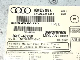 Audi A4 S4 B7 8E 8H Unità principale autoradio/CD/DVD/GPS 8E0035192K