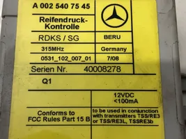 Mercedes-Benz CL C215 Kiti valdymo blokai/ moduliai A0025407545