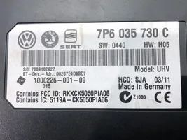 Volkswagen PASSAT CC Unidad de control/módulo de bluetooth 7P6035730C