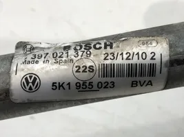 Volkswagen Golf VI Tiranti e motorino del tergicristallo anteriore 5K1955023