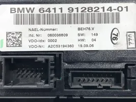 BMW 3 E90 E91 Interior fan control switch 9128214