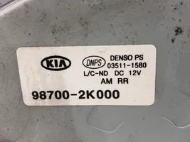 KIA Soul Двигатель стеклоочистителя заднего стекла 98700-2K000