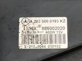Mercedes-Benz C AMG W203 Wentylator / Komplet A2035000193