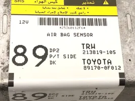 Toyota Corolla E120 E130 Capteur de collision / impact de déploiement d'airbag 89170-0F012