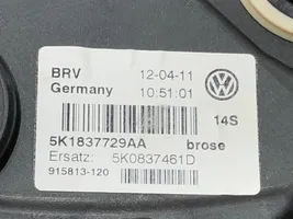 Volkswagen Golf VI Elektryczny podnośnik szyby drzwi przednich 5K1837729AA