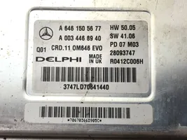 Mercedes-Benz E W211 Moottorin ohjainlaite/moduuli (käytetyt) A6461505677