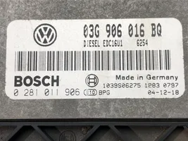 Volkswagen Touran I Unité de commande, module ECU de moteur 03G906016BQ