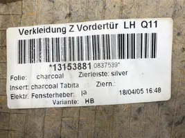 Opel Astra H Boczki / Poszycie drzwi przednich 