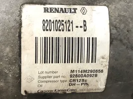 Renault Fluence Ilmastointilaitteen kompressorin pumppu (A/C) 8201025121B