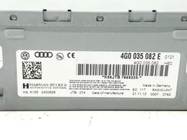 Audi A4 S4 B8 8K Radio/CD/DVD/GPS-pääyksikkö 4G0035082E