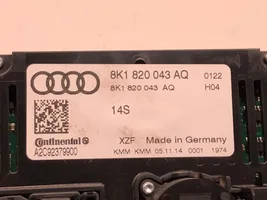 Audi A4 S4 B8 8K Sisätuulettimen ohjauskytkin 8K1820043AQ