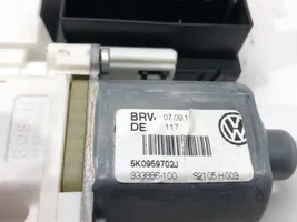 Volkswagen Golf VI Motorino alzacristalli della portiera anteriore 5K0959702J