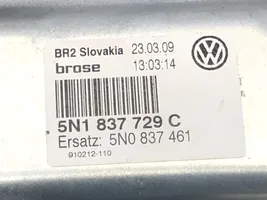 Volkswagen Tiguan Mécanisme de lève-vitre avec moteur 5N1837729C