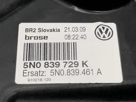 Volkswagen Tiguan Mécanisme lève-vitre de porte arrière avec moteur 5N0839729K