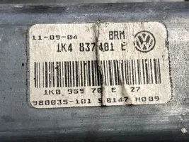 Volkswagen Golf V Elektryczny podnośnik szyby drzwi przednich 1K4837401E