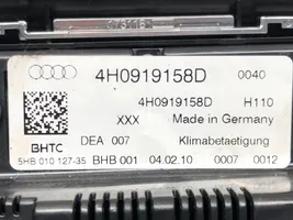Audi A8 S8 D4 4H Interrupteur ventilateur 4H0919158D