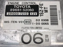 Toyota Yaris Galios (ECU) modulis 89661-52060