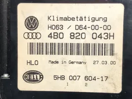 Audi A6 Allroad C5 Sisätuulettimen ohjauskytkin 4B0820043H