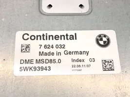 BMW 7 F01 F02 F03 F04 Centralina/modulo motore ECU 7624032