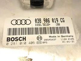 Audi A4 S4 B6 8E 8H Unité de commande, module ECU de moteur 038906019CG