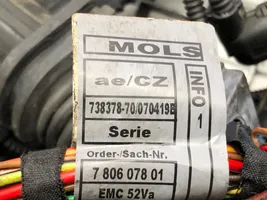 BMW X5 E70 Faisceau de câblage pour moteur 