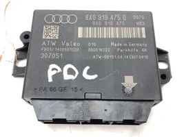 Audi A1 Pysäköintitutkan (PCD) ohjainlaite/moduuli 8X0919475Q