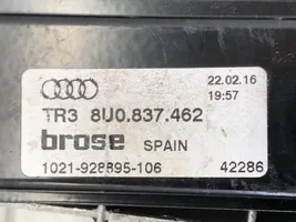 Audi Q3 8U Priekinio el. lango pakėlimo mechanizmo komplektas 8U0837462