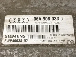 Audi A3 S3 8L Unité de commande, module ECU de moteur 06A906033J