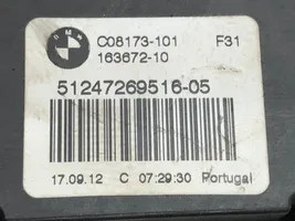 BMW 3 F30 F35 F31 Aizmugurējā pārsega slēdzenes motorīts 7269516