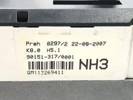 Opel Zafira B Przełącznik / Włącznik nawiewu dmuchawy 13269411